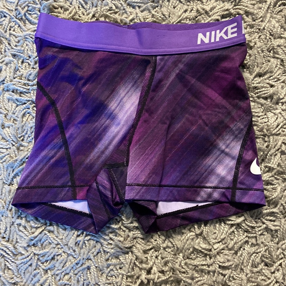 purple nike spandex